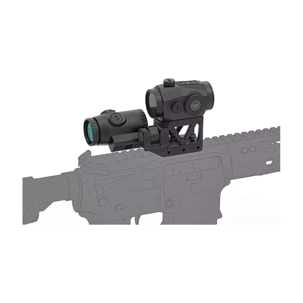Scrapper 1x29 MRT Red Dot & Paragon 3x Magnifier Kit with Integrated One-Piece Picatinny Mount