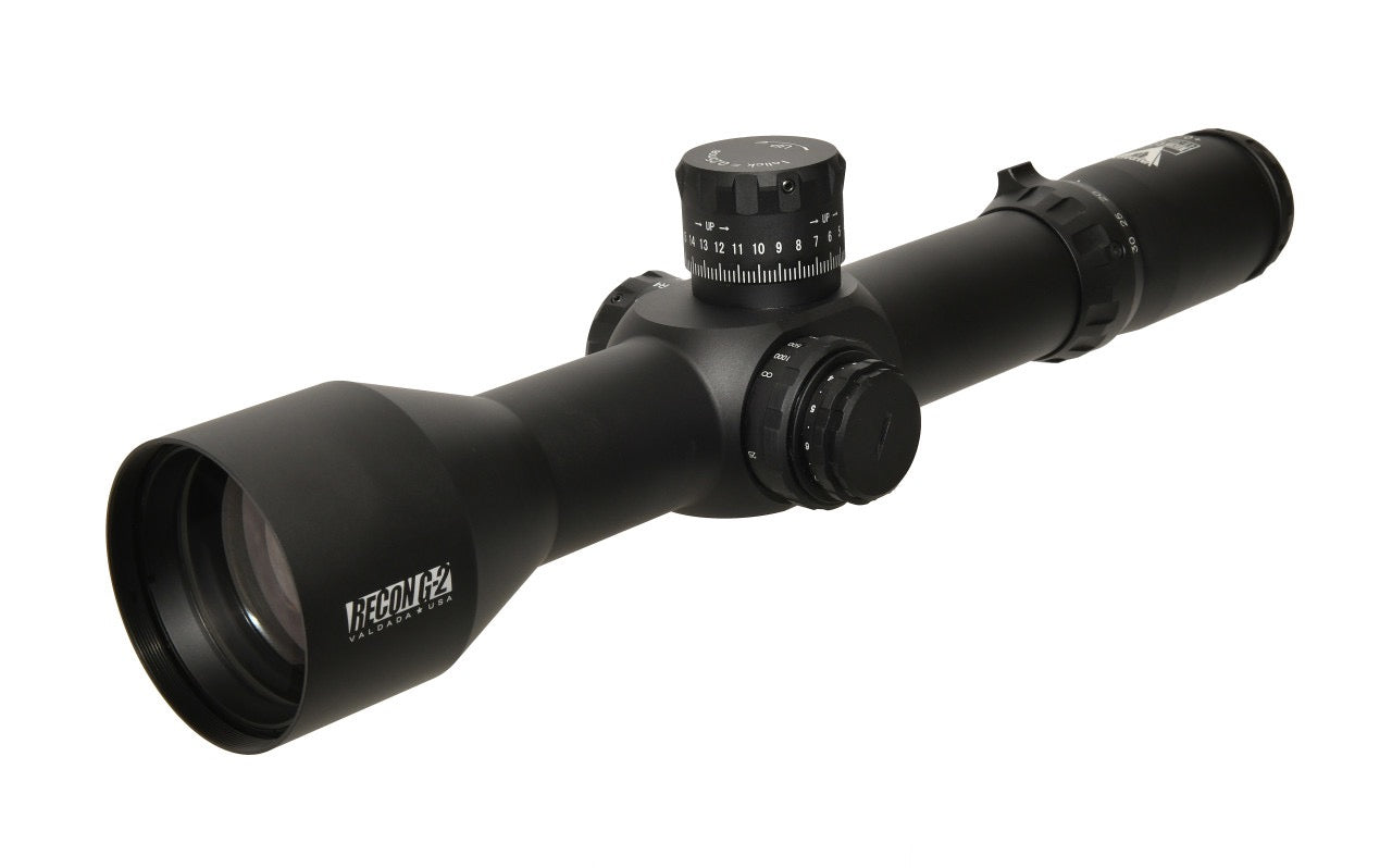 VALDADA 4.8-30X56 40MM FFP RECON G-2 MOA/MOA, XTREME X1 ILLUM.