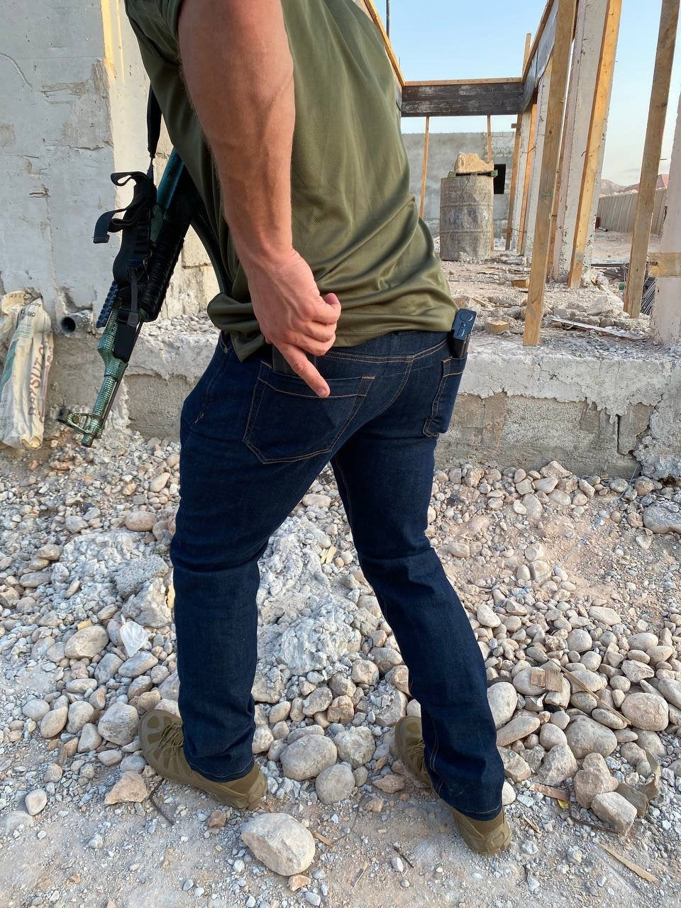 Flex Jeans with Concealed Magazine Pouches from MTG