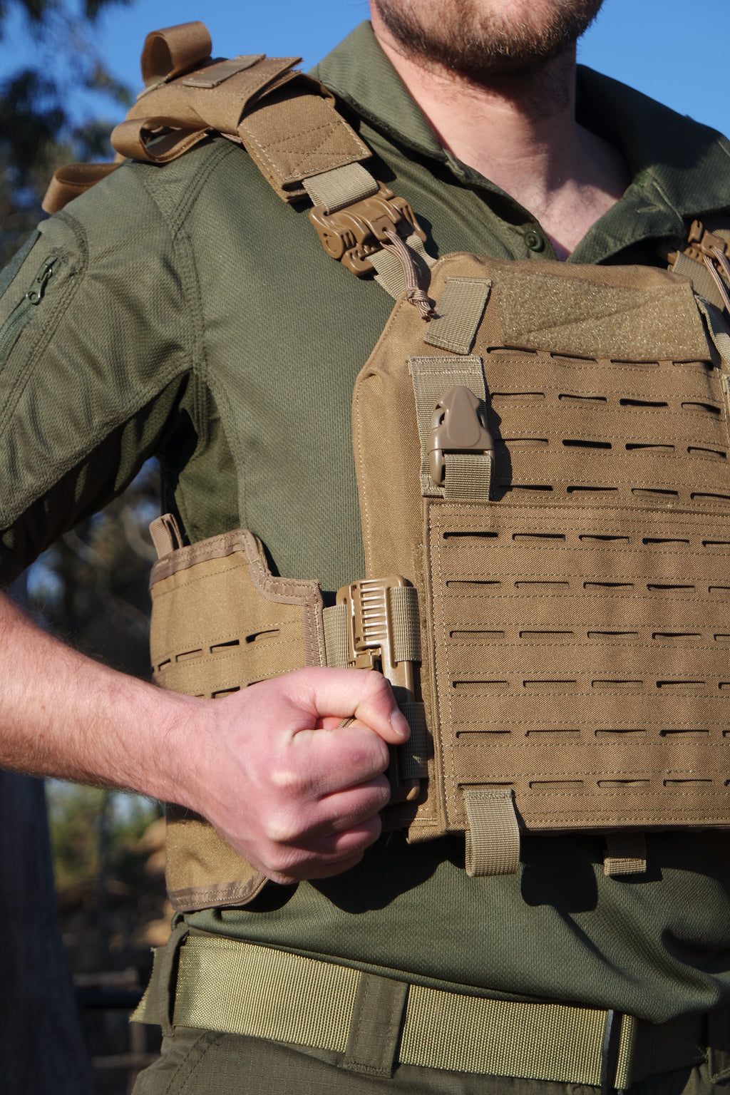 Z86 Plate carrier -Coyote/Black/Ranger green