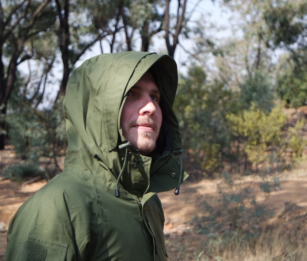 MTG Light-Weight  Heavy-Duty Smock with Hoodie - Ranger Green