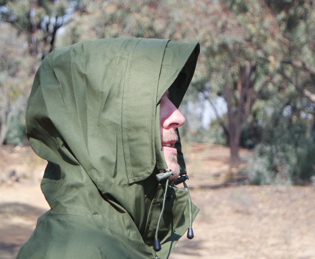 MTG Light-Weight  Heavy-Duty Smock with Hoodie - Ranger Green