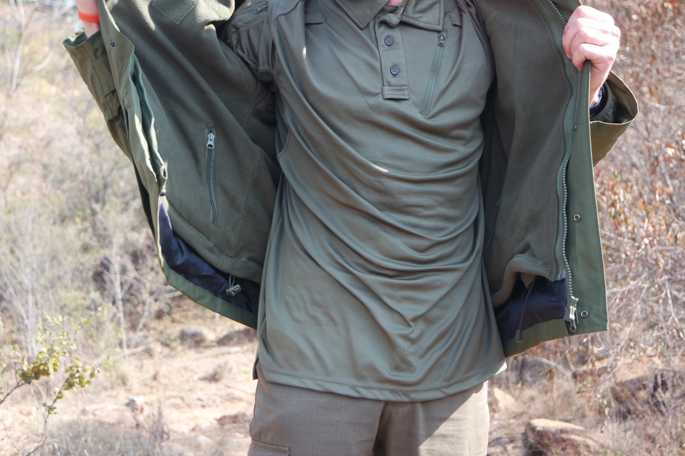MTG Light-Weight  Heavy-Duty Smock with Hoodie - Ranger Green