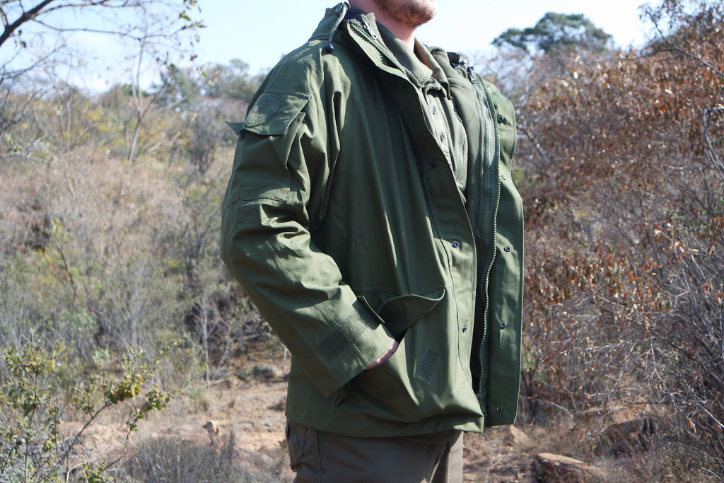 MTG Light-Weight  Heavy-Duty Smock with Hoodie - Ranger Green