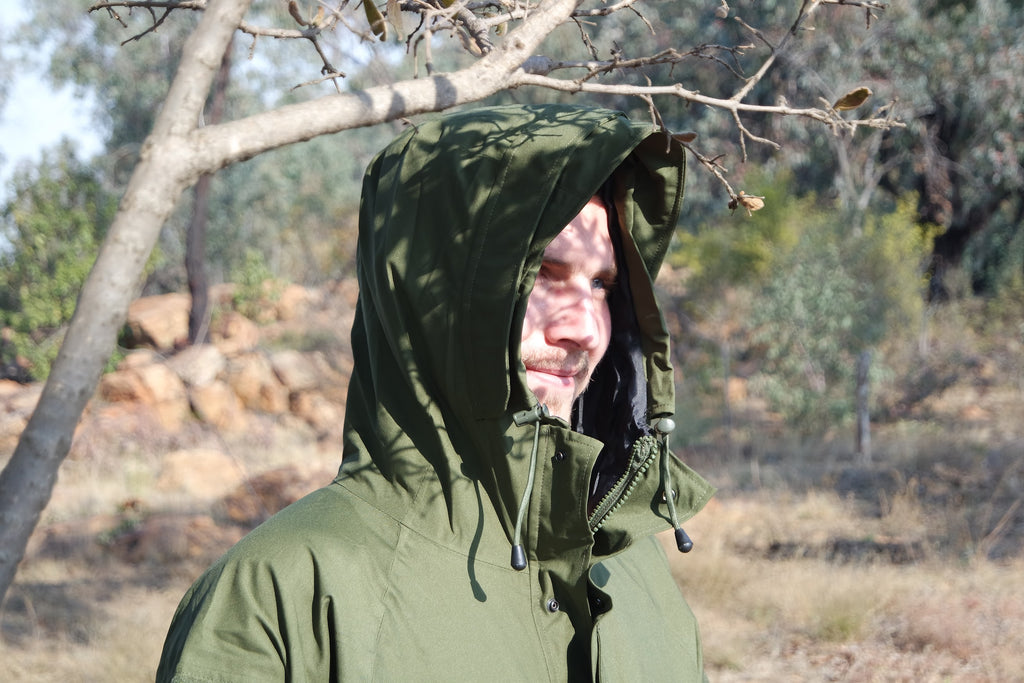 MTG Light-Weight  Heavy-Duty Smock with Hoodie - Ranger Green