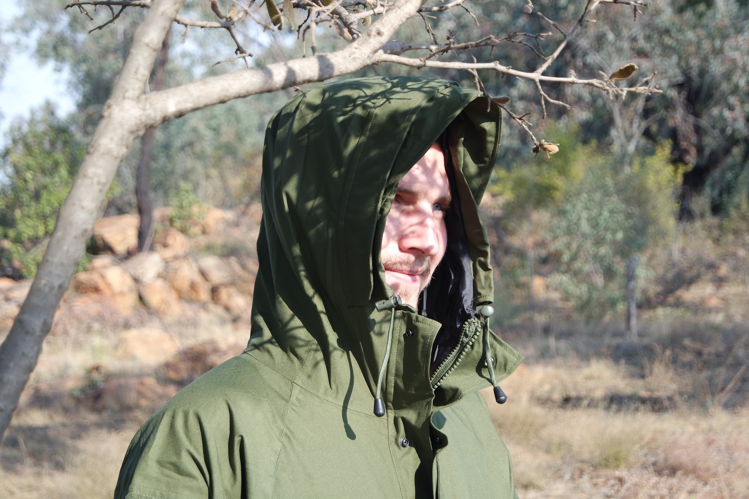 MTG Light-Weight  Heavy-Duty Smock with Hoodie - Ranger Green