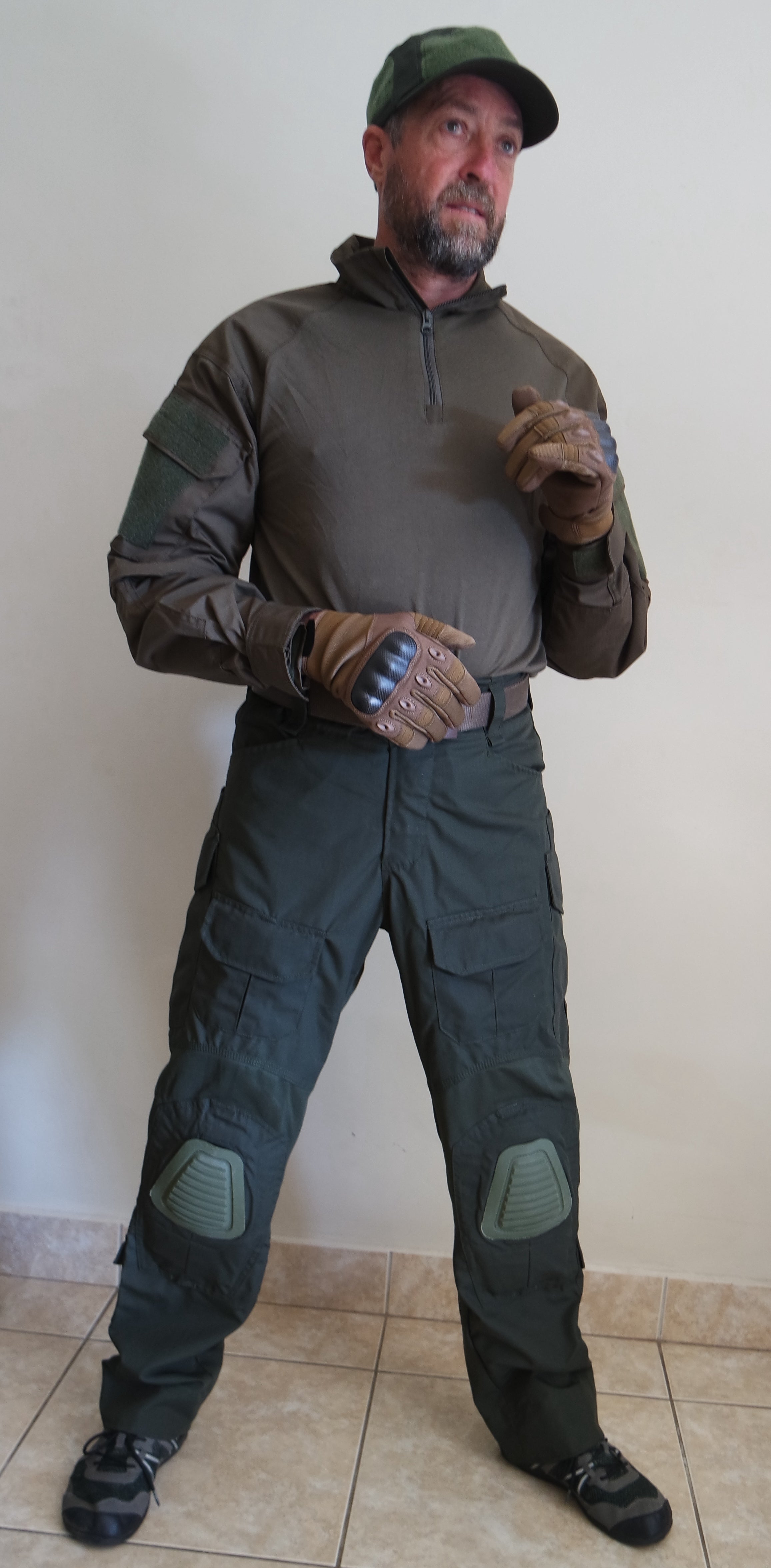 MTG WWZ Pants with removable Knee-guards - Ranger Green