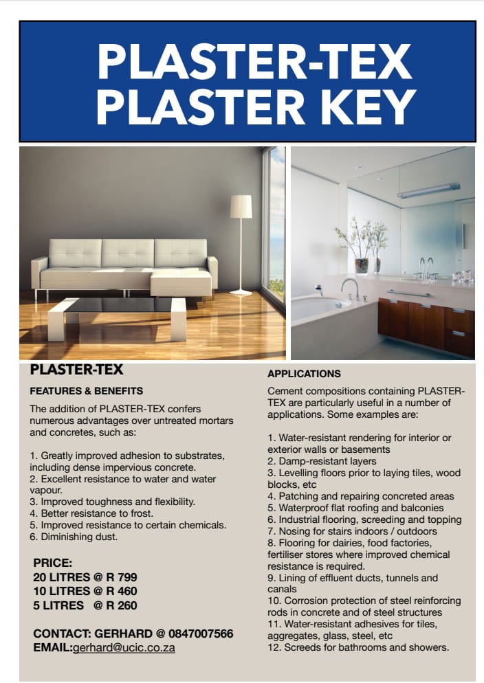 Plaster Tex 20 litre drum