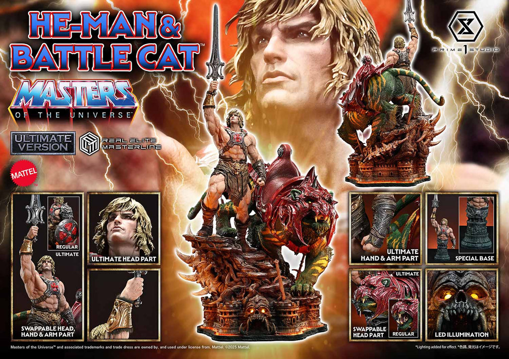 Masters of the Universe He-Man & Battle Cat favorite  Ultimate Bonus Version