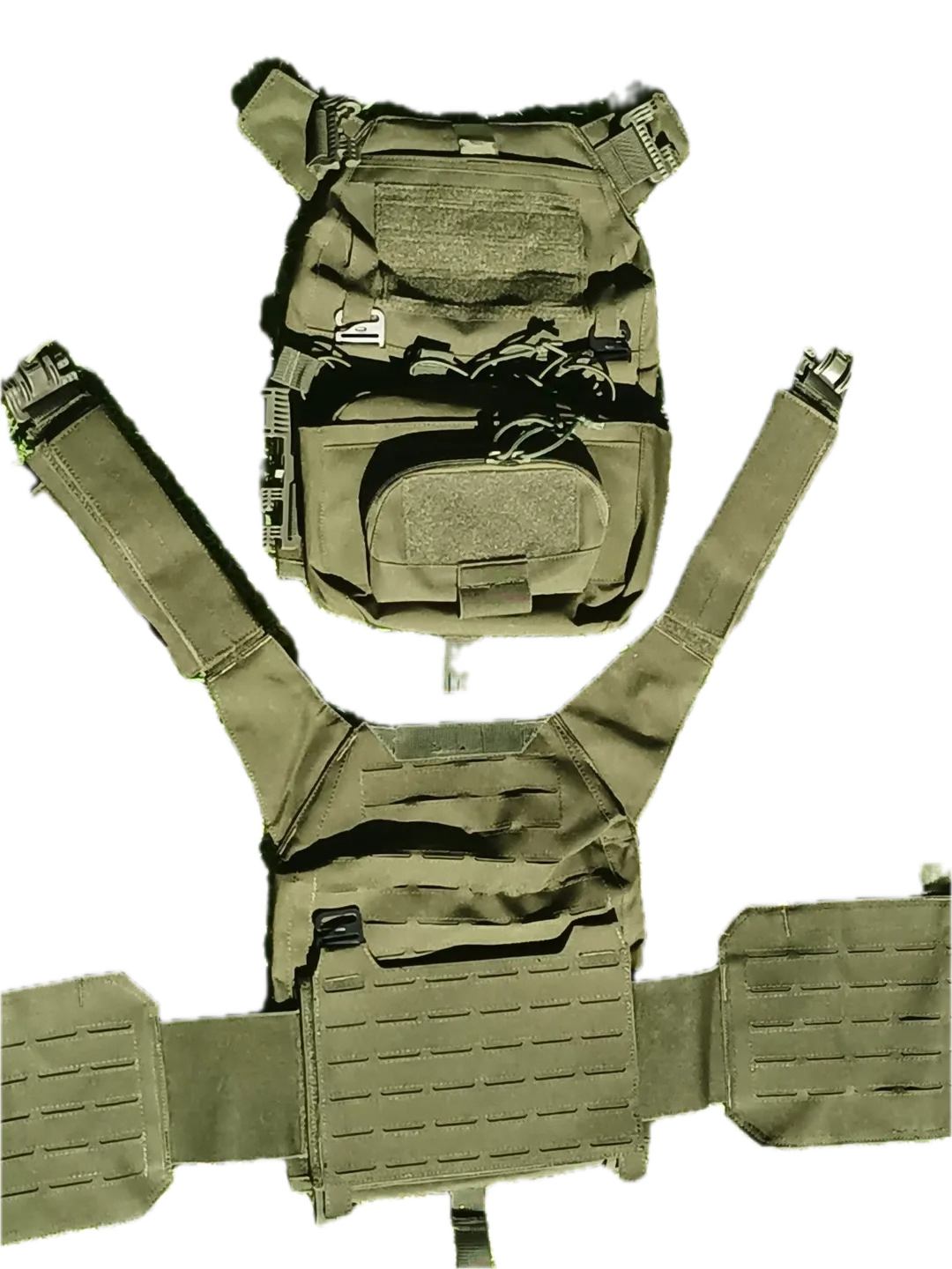 End of Days plate Carrier from M.T.G. - Ranger Green