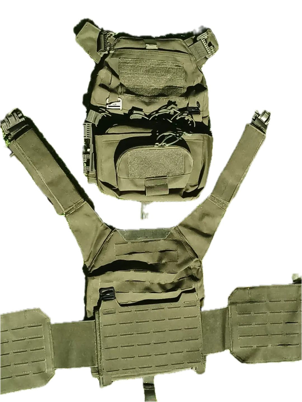 End of Days plate Carrier from M.T.G. - Ranger Green