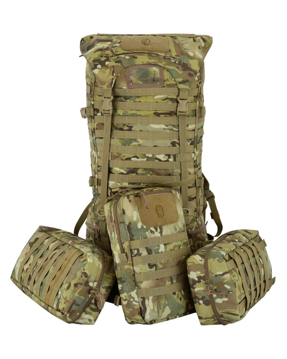 65 LITRE BACKPACK WITH ALUMINUM BACK-BRACE